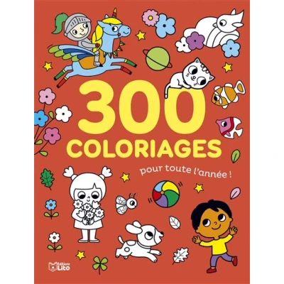 Image de 300 coloriages pour toute l an