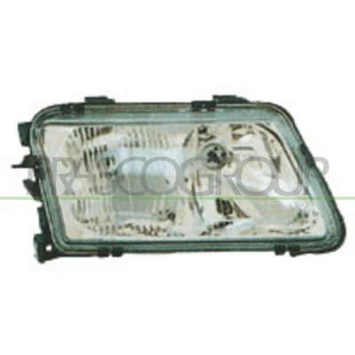 Afbeelding van PRASCO AD0164923 Koplampen rechts H7, H4 Zonder afregelmotor voor LWR AUDI: A3 Hatchback