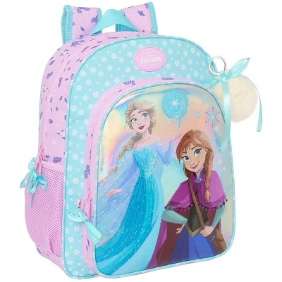 Afbeelding van Schoolrugzak Frozen Cool days Paars Hemelsblauw 32 x 38 12 cm