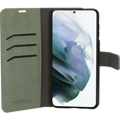 Afbeelding van Mobiparts Classic Wallet Case Samsung Galaxy S21 Plus Stone Green