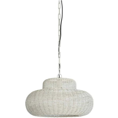 Afbeelding van Light &amp; Living Hanglamp Piedra Wit Ø47cm