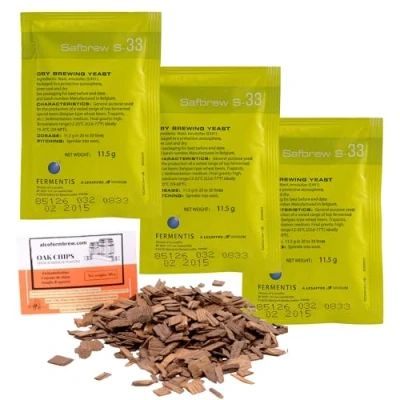 Afbeelding van 3 x gist Fermentis S 33, biergist, brouwgist