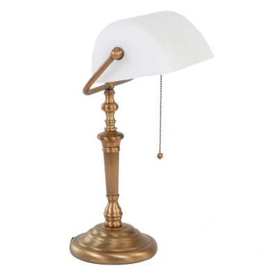 Afbeelding van Steinhauer Ancilla Tafellamp Klassiek Brons H:39cm E27 Voor Binnen Metaal Tafellampen Bureaulamp Bureaulampen Slaapkamer Woonkamer Eetkamer