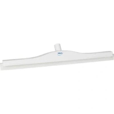 Afbeelding van Vikan Vloertrekkers Met Vaste Nek Full Colour Hygiëne Vloertrekker Polypropyleen En Tpe Rubber 60cm Breed Wit