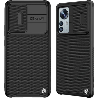 Afbeelding van Nillkin Super Frosted Pro Shield Xiaomi 12/12X Hoesje Zwart