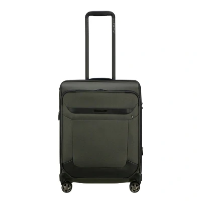 Afbeelding van Samsonite Pro DLX 6 Spinner 55 EXP green Zachte koffer
