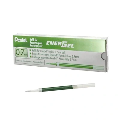 Image de Pentel LR7 C Recharge d&#039;encre pour EnerGel BL57/77/107/108/407 Vert clair