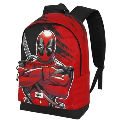 Afbeelding van Deadpool Bad PLUS HS rugzak, Rood, 30 x 44 cm, inhoud 23 l, één maat, Rugzak