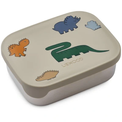 Afbeelding van Liewood rvs broodtrommel arthur dinosaurs mist