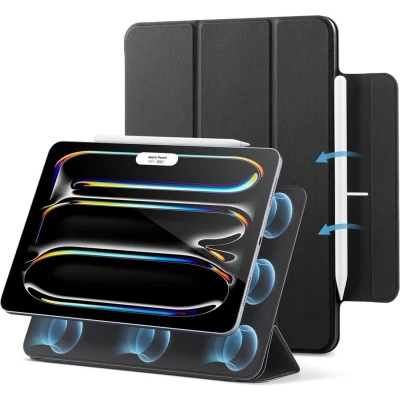 Afbeelding van ESR Rebound Magnetic Hoes Geschikt voor Apple iPad Pro 11 (2024) Zwart