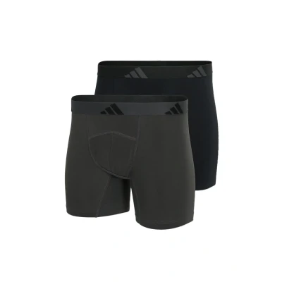 Afbeelding van adidas Sportswear 2ER PACK Active FLEX Onderbroeken, Heren, Maat: Large, Dunkelgrau schwarz