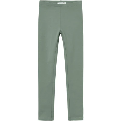 Afbeelding van Name it Nkfdavina Solid NOOS Legging voor kinderen, Maat: 80, Green