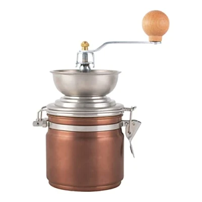 Afbeelding van La Cafetière Koffiemolen / Bonenmaler RVS Koper