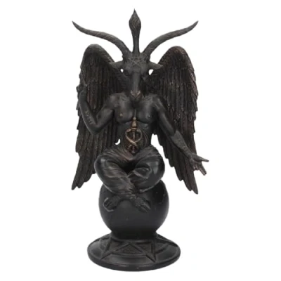 Afbeelding van Nemesis Now Antieke Baphomet Beeld Zwart 25cm