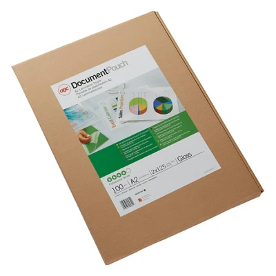 Image de GBC Document Lamineerhoezen A2 2x125 micron Glanzend (100)