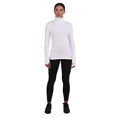 Afbeelding van TCA Dames Warm Up Hoge Kraag Thermische Hardloop Top Roze, L