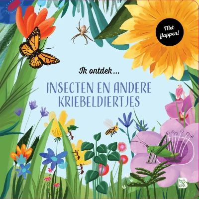 Afbeelding van Uitgeverij ballon flapjesboek ik ontdek insecten en andere kriebeldiertjes