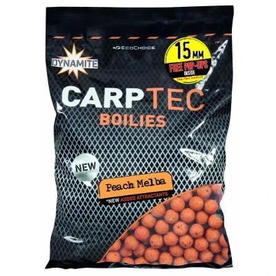 Afbeelding van Dynamite Baits Carptec Peach Melba Boilies 15mm (1.8kg)