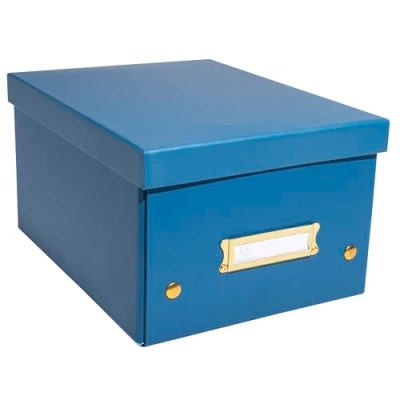 Afbeelding van Exacompta 62252E 5x Boite rangement à plat A5+ bleu de