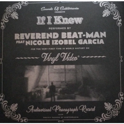 Afbeelding van Reverend Beat Man If I Knew (7&quot;Vinyl Single) (Vinyl Video)