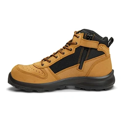Afbeelding van Carhartt Michigan Sneaker Midcut Zip Safety Shoe S1p, industriële schoenen, uniseks, tarwegeel