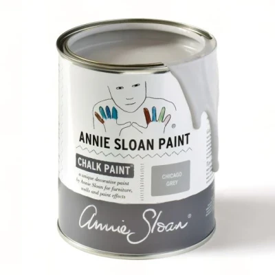 Afbeelding van Annie Sloan grijze krijtverf Chicago Grey Dress it up 500ml / Grijs
