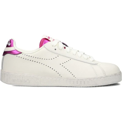 Afbeelding van Diadora GAME LOW Punched Sneakers laag, Dames, Maat: 37, White Leer