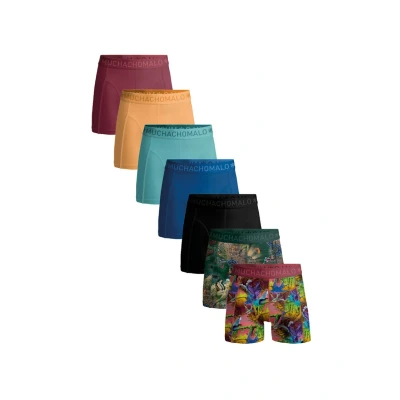 Afbeelding van Muchachomalo 7PACK Boxerbriefs, Heren, Maat: XXL, Print black blue orange red