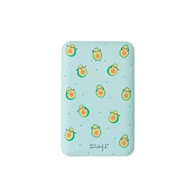 Afbeelding van Mr Wonderful Powerbank, Slimmest USB Triple 3A High Speed 5000Ah WONDEE Externe Batterij Avocado Mobiele Telefoon 13 12 11 x __PLACEHOLDER_BRAND_2__ Max
