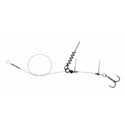 Image de Savage Gear Line Thru Corkscrew Rig #1 22 Kilo 40cm 2 Stuks
