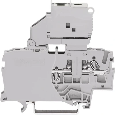 Afbeelding van WAGO 2002 1611 Zekeringklem 6.20 mm Spanveer Toewijzing: L Grijs 1 stuk(s)