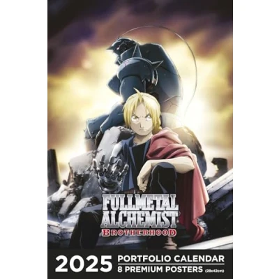 Afbeelding van Ynnis Editions Fullmetal Alchemist Portfolio Calendar 2025 *English Version* Calendars