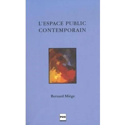 Afbeelding van Espace public contemporain (l&#039;)