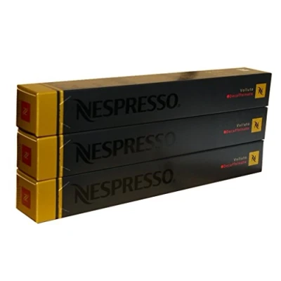 Afbeelding van Nespresso Volluto Decaffeinato 30 capsules (goud) cafeïnevrij