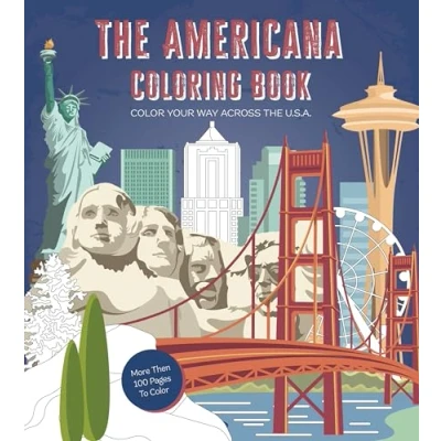 Afbeelding van Chartwell Coloring Books Americana Book