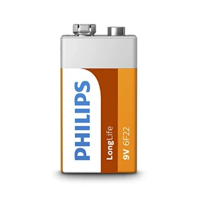Afbeelding van Philips Super Alkaline Batterij 6F22L1B/10 9 Volt 1 stuk