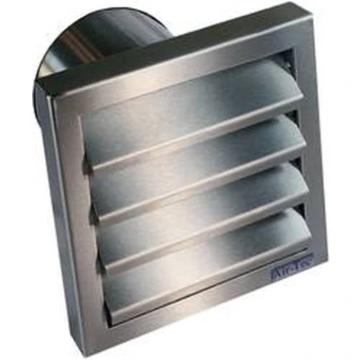 Afbeelding van Wallair N31845 Afzuigkap met terugslagklep RVS Geschikt voor buisdiameter: 10 cm