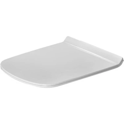 Afbeelding van Duravit DuraStyle WC zitting 43.3x35.9x4.3cm met softclose quickrelease Kunststof wit Glanzend