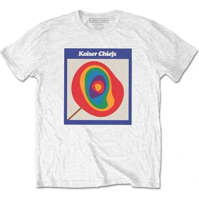 Afbeelding van Kaiser Chiefs Lollipop Heren T shirt 2XL Wit