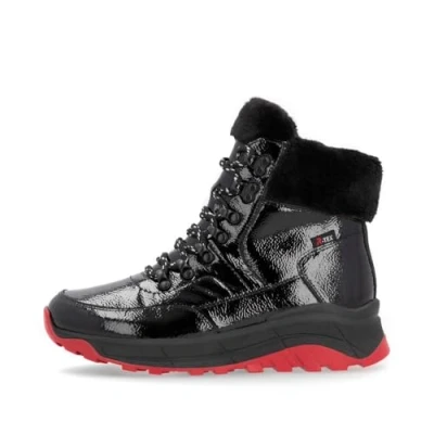 Afbeelding van Rieker Booties W0063 01, Vrouwen, Zwart, Laarzen, maat: 39
