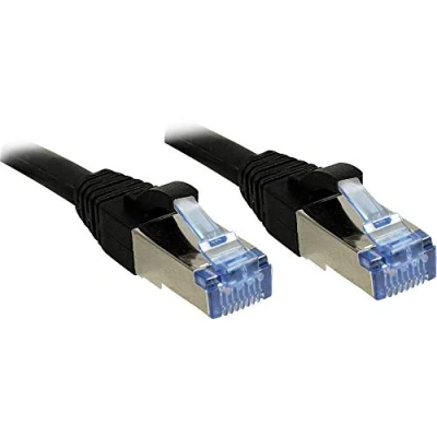 Afbeelding van LINDY 47185 RJ45 Netwerkkabel, patchkabel CAT 6A S/FTP 20.00 m Zwart Snagless 1 stuk(s)