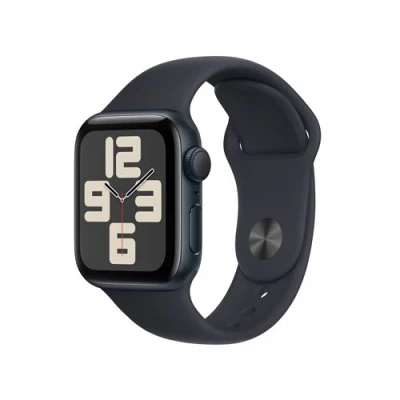 Image de Apple Watch SE 2023 40mm Noir (Bracelet Silicone S/M)
