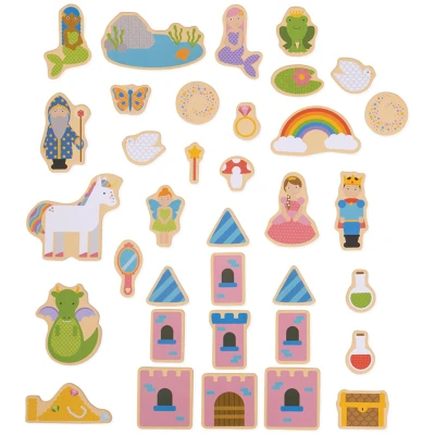 Afbeelding van Bigjigs Toys Houten Magneten &#039;Fantasie&#039;