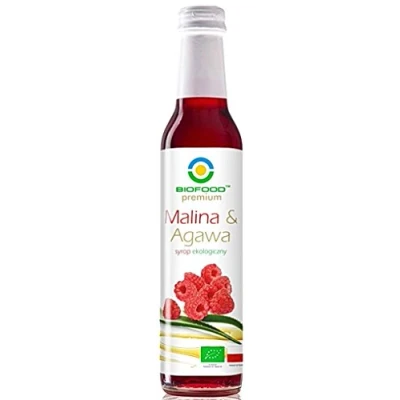 Afbeelding van Biologische framboos agavesiroop 250 ml BIO FOOD