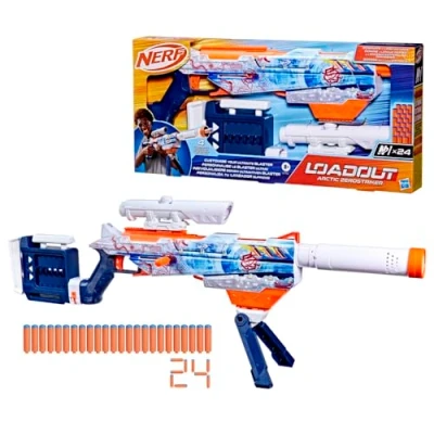 Afbeelding van Nerf Loadout Arctic Zerostriker Blaster en darts N1