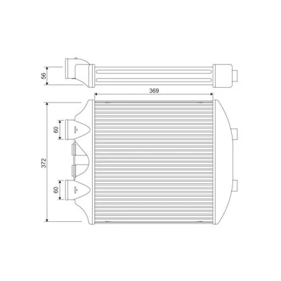Afbeelding van VALEO 818393 Intercooler Aluminium Zonder sensor SEAT: Ibiza 3