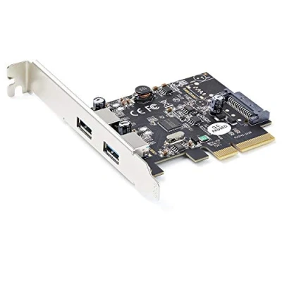 Image de StarTech.com Carte PCIe 2 Ports USB 10Gbps/port Contrôleur Hôte 3.1/3.2 Gen Type A PCI Express 3.0x2 Adaptateur Add. Full/Low Profile Windows &amp; Linux (PEXUSB312A3) 3.0 x4 profil bas C 3.1 x
