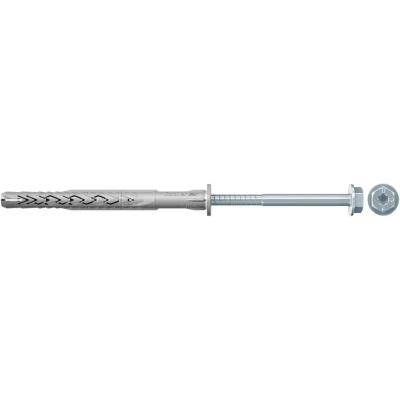 Afbeelding van Fischer Kozijnplug / Constructieplug 10x120 mm 10 stuks ZB SXRL FUS elektrolytisch verzinkt