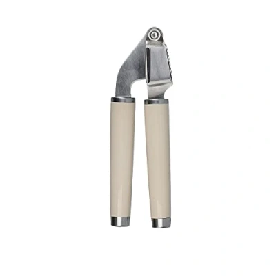 Afbeelding van KitchenAid Knoflookpers, massief roestvrijstalen keukengerei, afneembare mand, amandelcrème
