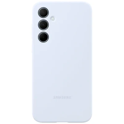 Image de Coque Samsung Galaxy A35 Silicones et TPU (doux) silicone/Coque Étui téléphone Bleu clair